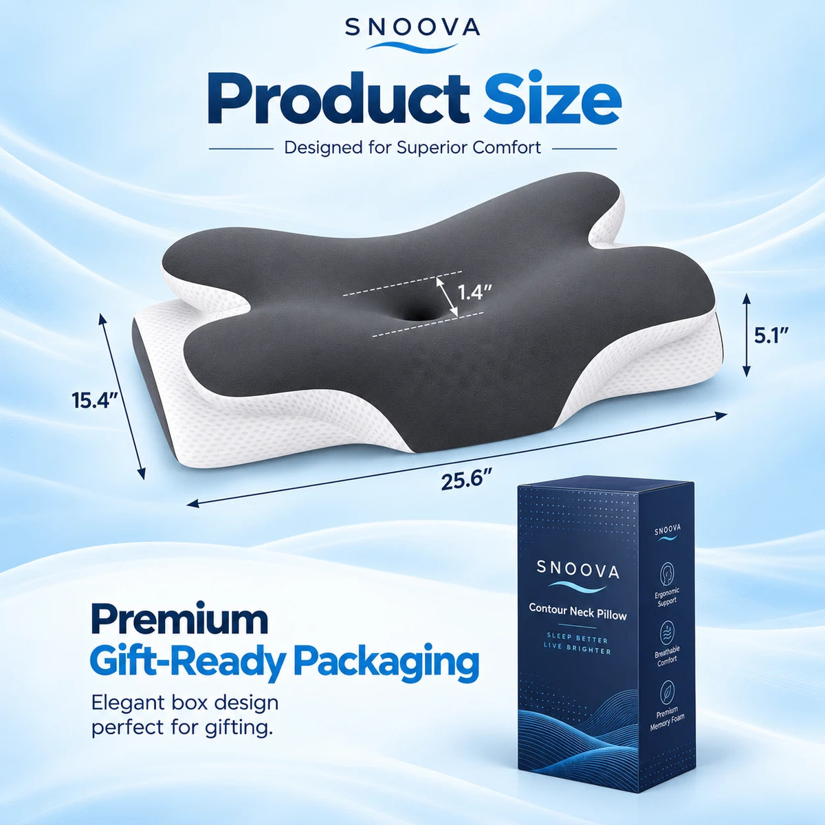 SNOOVA Contour Neck Pillow