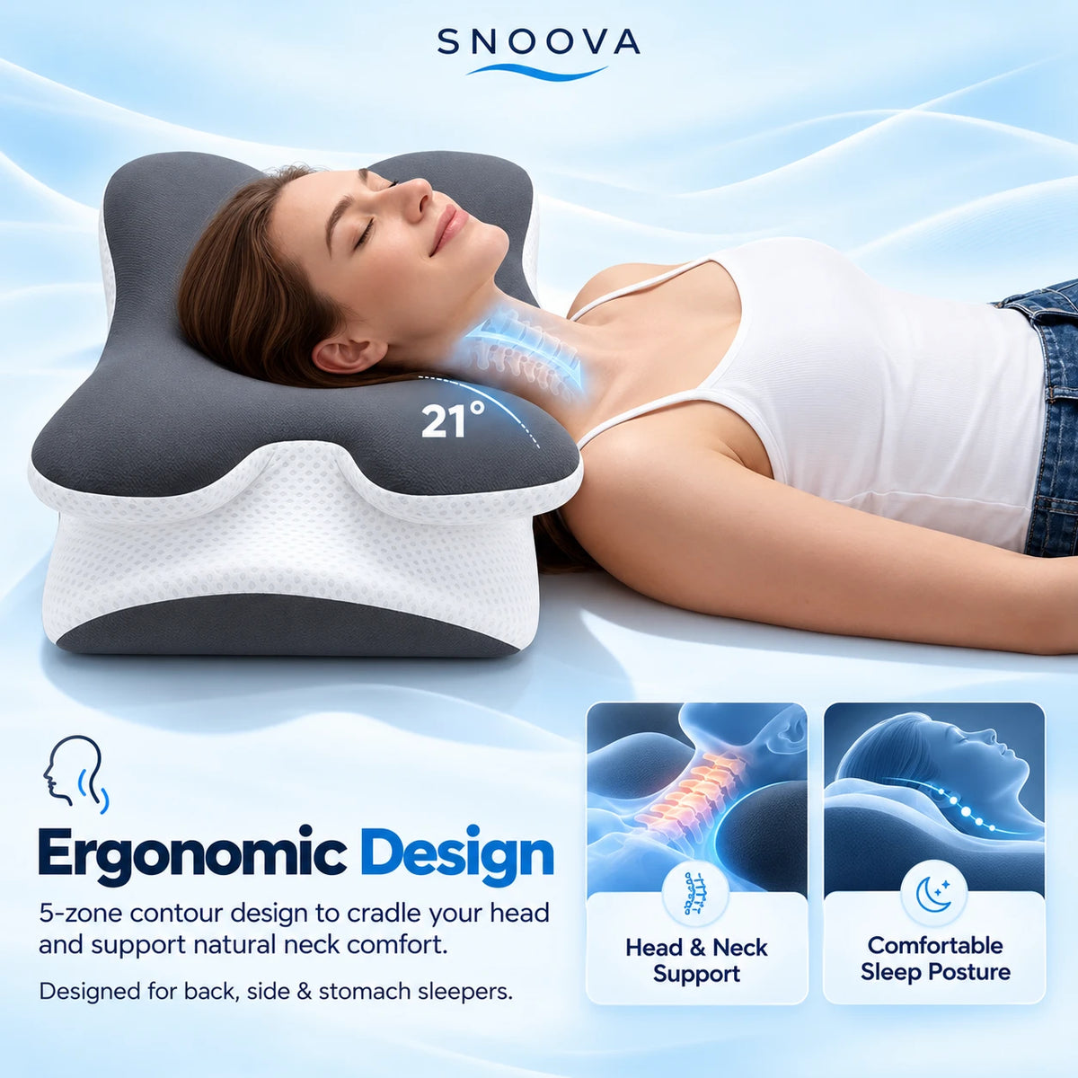SNOOVA Contour Neck Pillow